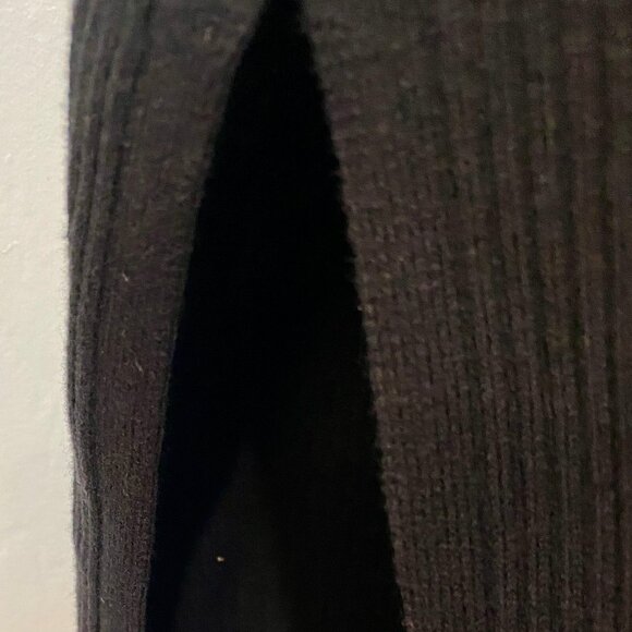 FRAME BLACK RIB KNIT MAXI DRESS NEW WITH TAGS (NWT) - Picture 11 of 16